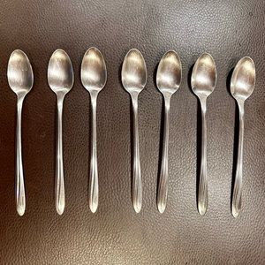 Vintage Superior Stainless Iced Tea Spoons (7)